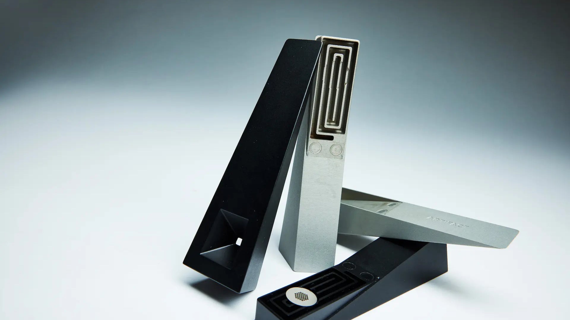 tempest pipe prototypes in black and silver